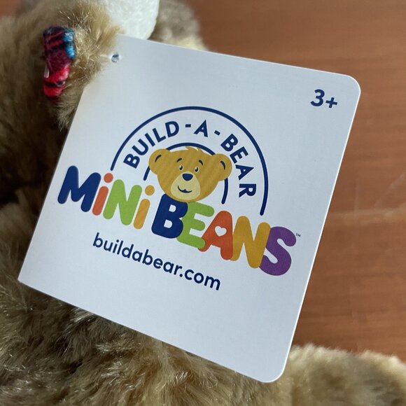 Build-A-Bear Mini Beans Tartan Highland Cow Plush - Picture 6 of 9